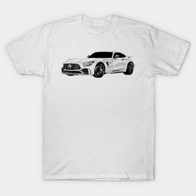 AMG GTS T-Shirt by Garage Buds